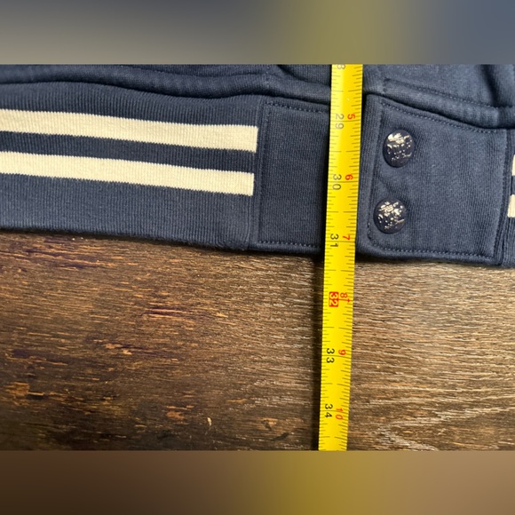 Polo by Ralph Lauren Blue and Gray Varsity Jacket - Picture 2 of 4